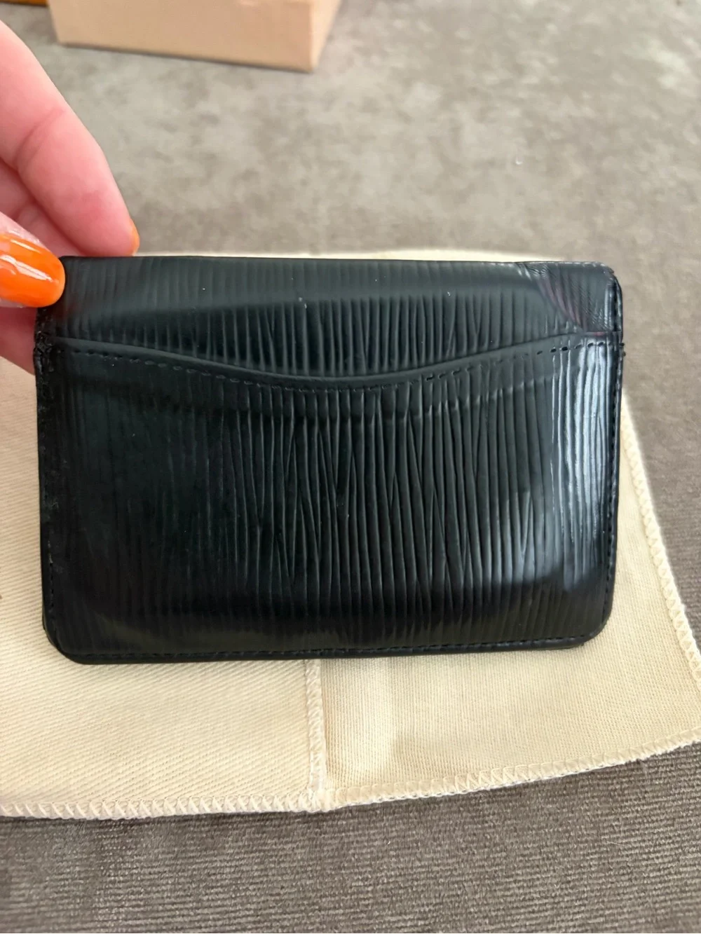 Louis Vuitton Box, Dust cover, and card holder